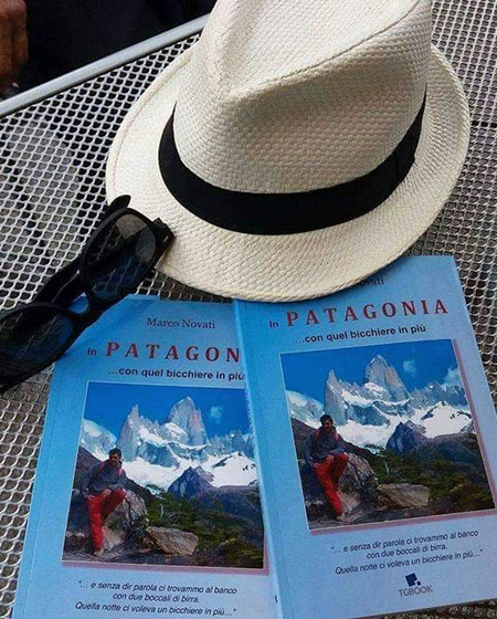 marco novati libro in patagonia con quel bicchiere in piu